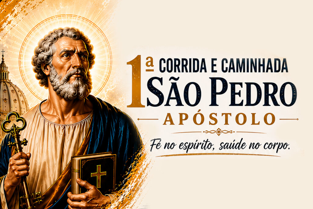 Paróquia São Pedro Apóstolo de Guararapes promove corrida e caminhada beneficente no dia dedicado ao santo