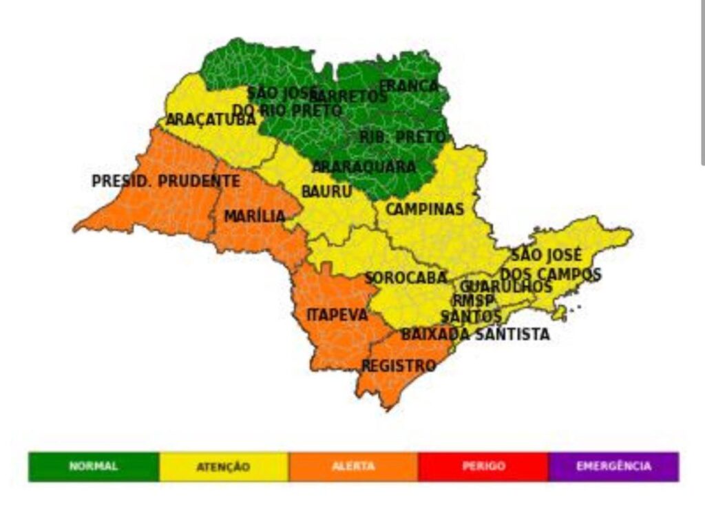 Defesa Civil de SP prevê aumento das chuvas, risco de temporais isolados e queda nas temperaturas entre sábado (16) e segunda-feira (18)