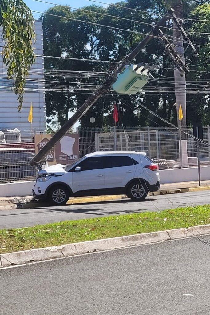 idoso bate carro em Birigui
