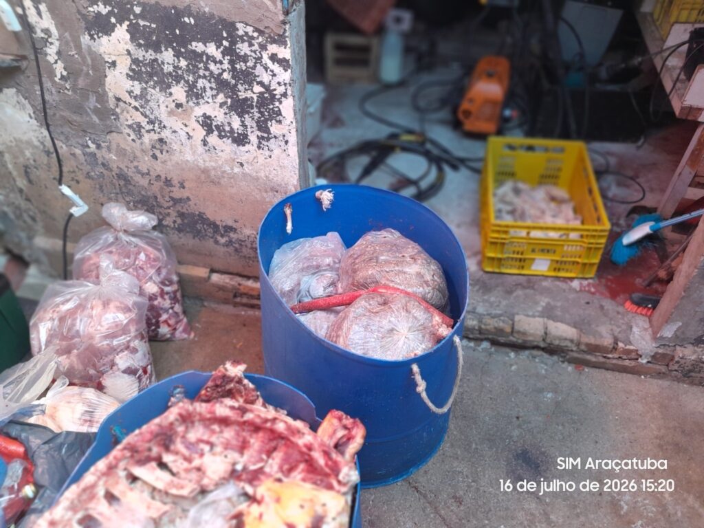 Polícia investiga fábrica clandestina de carne policia investiga fabrica clandestina de carne
