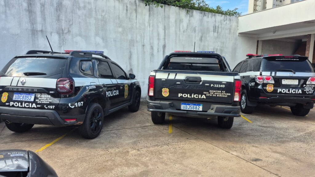 pai e preso suspeito de tentar matar o filho em Birigui