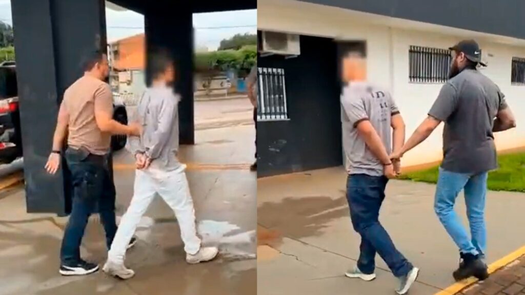 Dupla é presa por sequestro-relâmpago de jovem para cobrar dívida de R$ 10 mil dupla e presa apos sequestrar jovem por divida