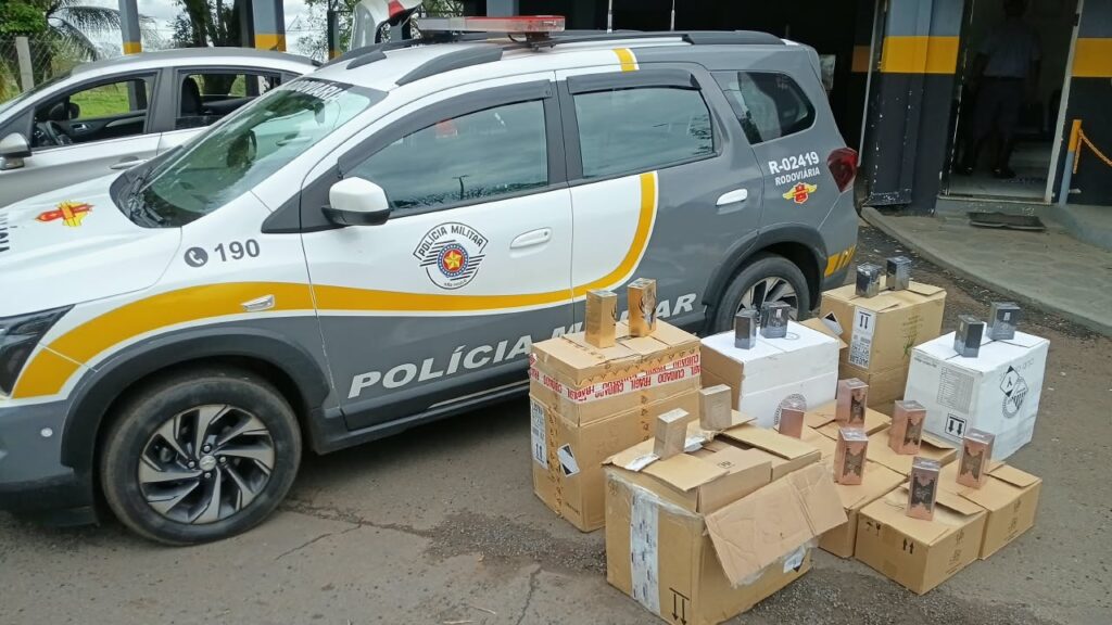 policia apreende carga contrabandeada de perfumes